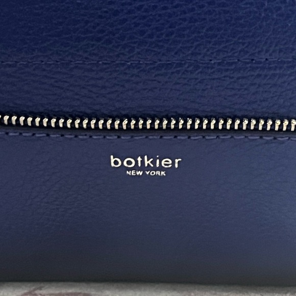 Botkier Soho Leather Tote Bag Blue - Picture 3 of 14